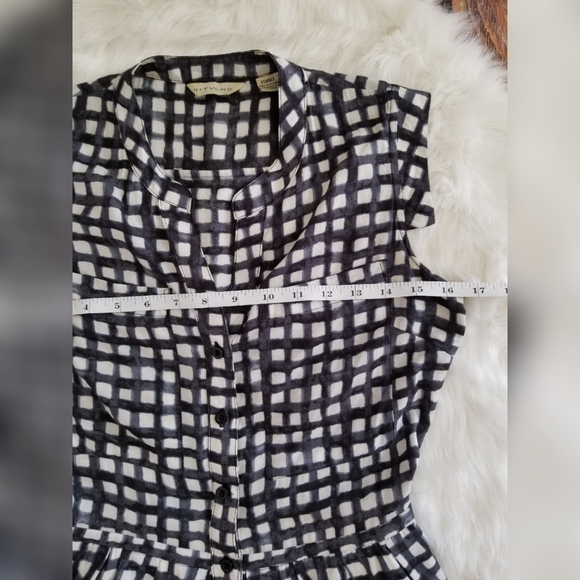 11.1.TYLHO Gingham Plaid West Street Shirt Dress - Picture 5 of 6